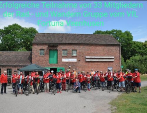 Die Abteilung Rad,- und Wandern hat auch in diesem Jahr mit einer großen Gruppe an der Radtour „van Dörp TO Dörp“ teilgenommen